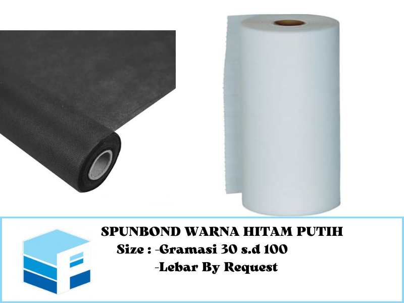 Kain-Spunbond-Hitam-Putih