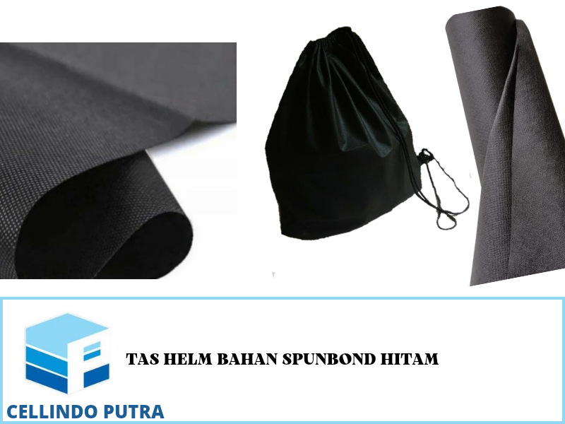 Tas-Helm-Bahan-Spunbond-Hitam